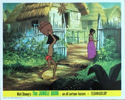 Vintage original cinema advertising UK Front of House card from The Jungle Book 1967
