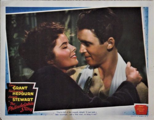 Vintage original cinema lobby card poster for The Philadelpia Story Original vintage movie poster