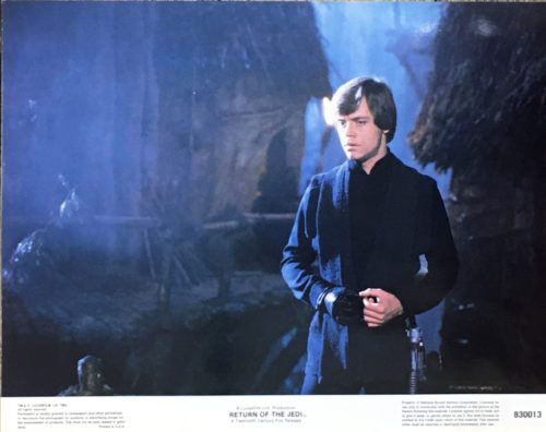 Original vintage US cinema lobby card for Return of the Jedi