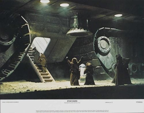 Original vintage US lobby card for Star Wars 1977