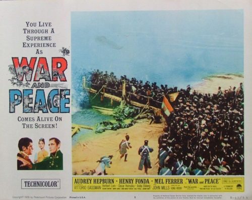 Original vintage Lobby Card for War and Peace