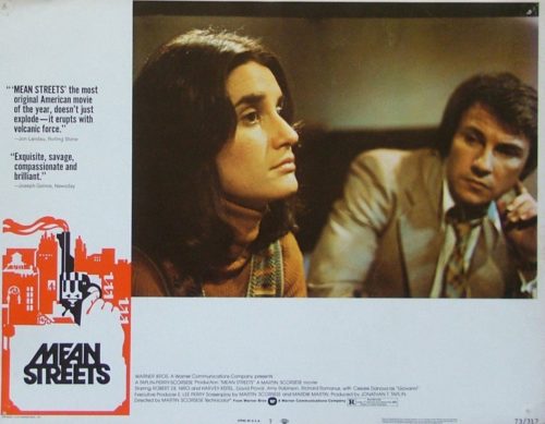 Original US cinema lobby card for Scorsese's 1973 movie, Mean Streets