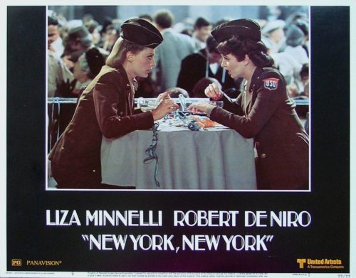Original US cinema lobby card poster for 1977 movie, New York, New York