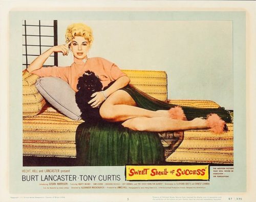 Original vintage US cinema lobby card for Noir classic Sweet Smell of Success