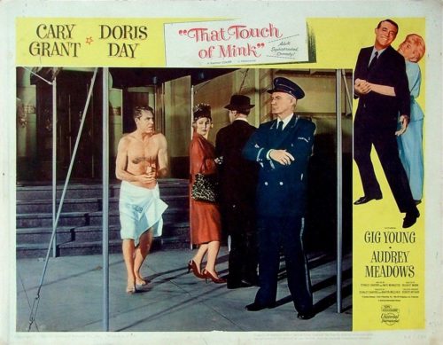 Original US cinema lobby card for Cary Grant 1962 comedy, That Touch of Mink