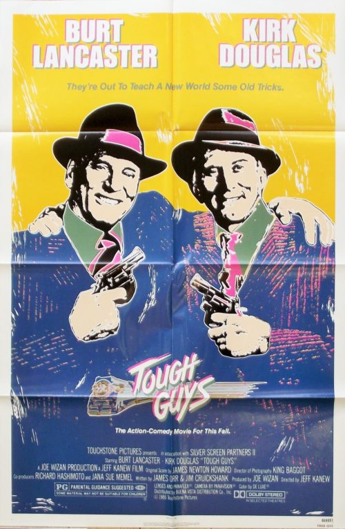 Vintage original US movie poster for Tough Guys, Lancaster and Douglas