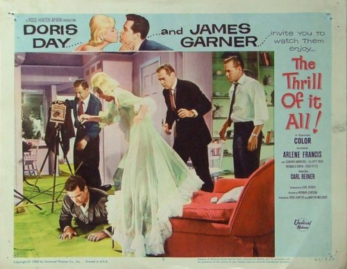 Original vintage US lobby card cinema poster for Doris Day comedy, The Thrill Of it All