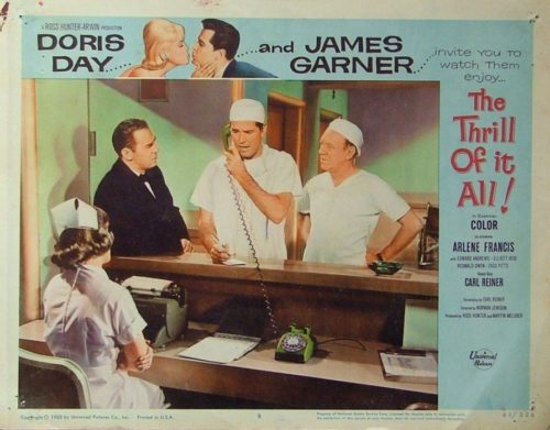 Original vintage US lobby card cinema poster for Doris Day comedy, The Thrill Of it All