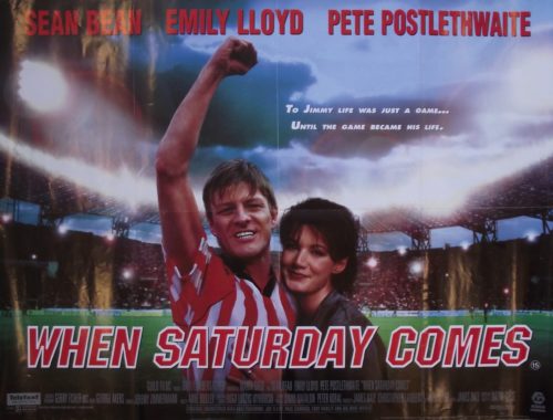 Original UK cinema movie poster for the footba;ll film, When Saturday Comes