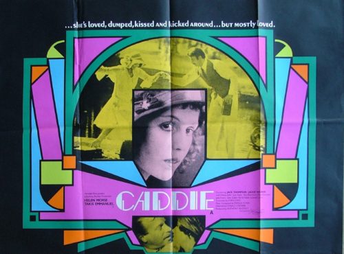 Original vintage cinema poster for 1976 drama, Caddie