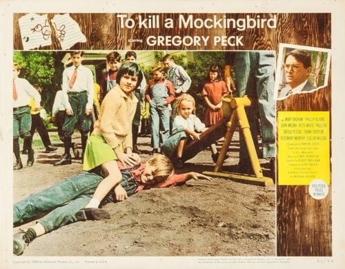 Original vintage US Lobby Card movie poster for to Kill a Mockingbird