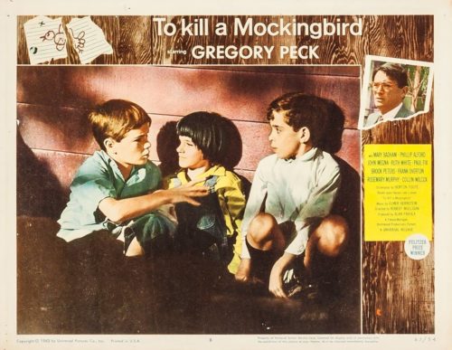 Original vintage US Lobby Card movie poster for to Kill a Mockingbird