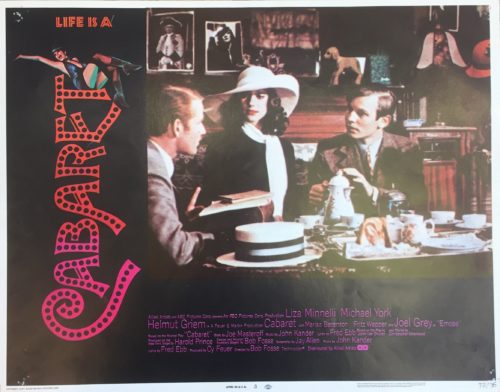 Original US cinema lobby card poster for the musical, Cabaret