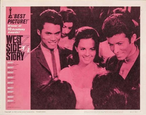 Original US lobby card movie poster for the musical, West Side Story