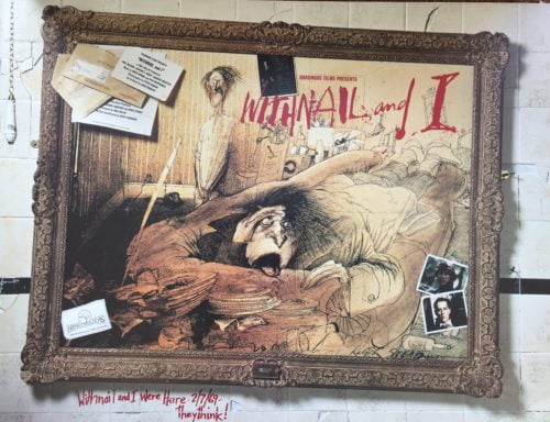 Original vintage British cinema poster for Withnail and I