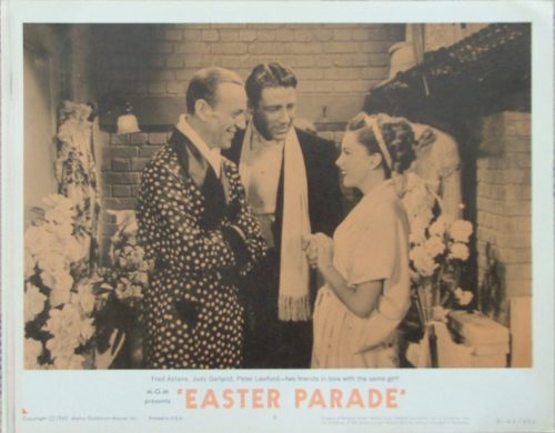 Original vintage US cinema lobby card movie poster for Easter Parade
