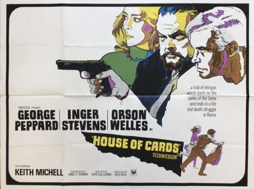 Original vintage UK cinema movie poster for House of Cards