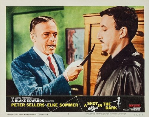 Original vintage US cinema lobby card movie poster for A Shot in the Dark