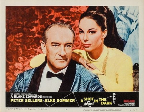 Original vintage US cinema lobby card movie poster for A Shot in the Dark