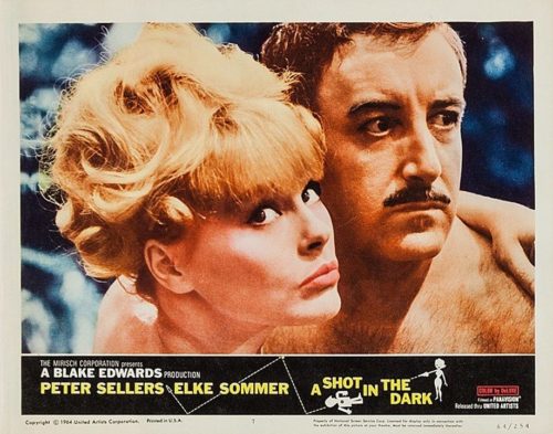 Original vintage US cinema lobby card movie poster for A Shot in the Dark