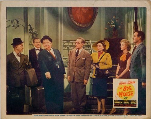 Original vintage US cinema lobby card movie poster for The Big Noise