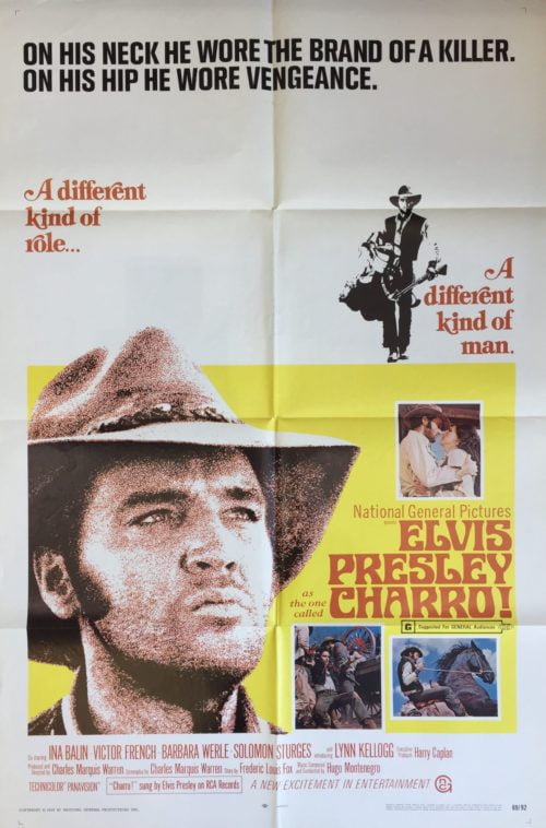 Original vintage US movie poster for Charro