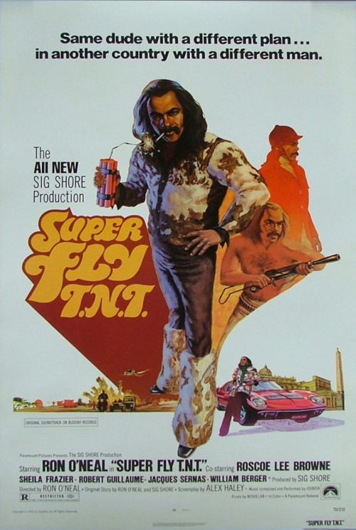Original vintage US cinema poster for Superfly TNT blaxploitation film