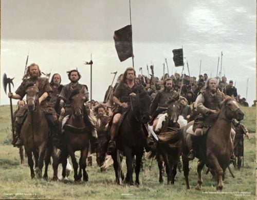 Original vintage US cinema lobby card poster for Braveheart