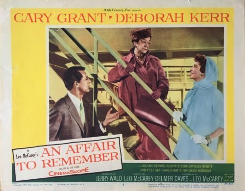 Original vintage US cinema lobby card poster for 1957 movie An Affair to Remember