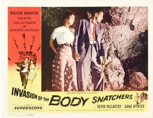Original vintage US cinema lobby card movie poster for Invasion of the Body Snatchersws