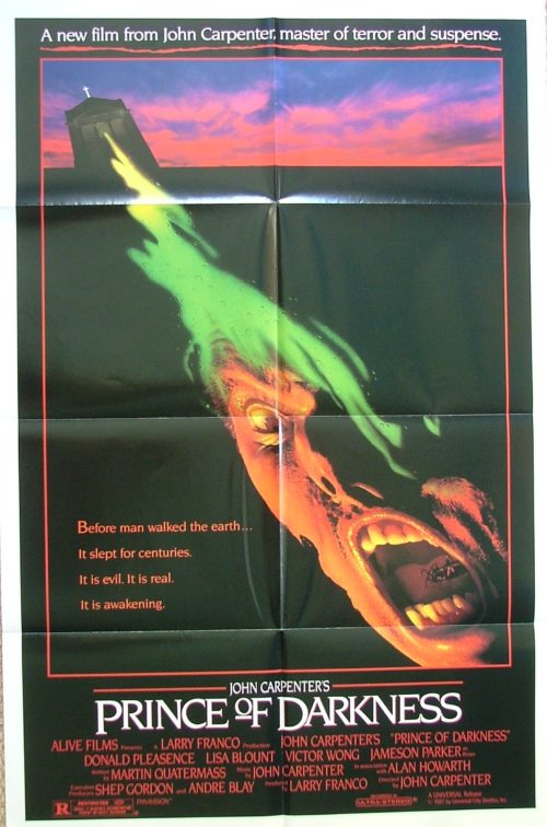 Original vintage US cinema movie poster for Prince of Darkness