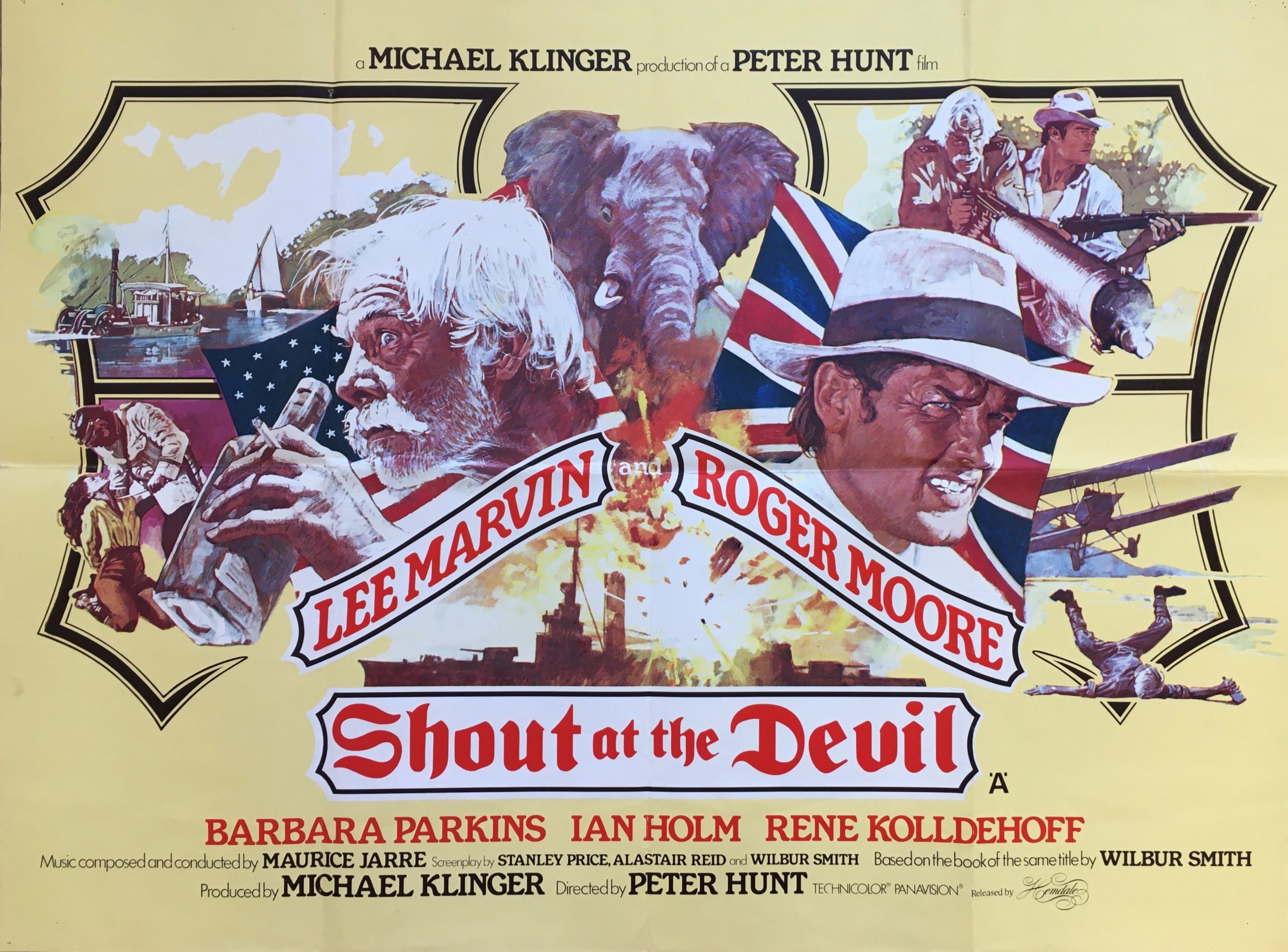 Original vintage UK cinema movie poster for Shout at the Devil