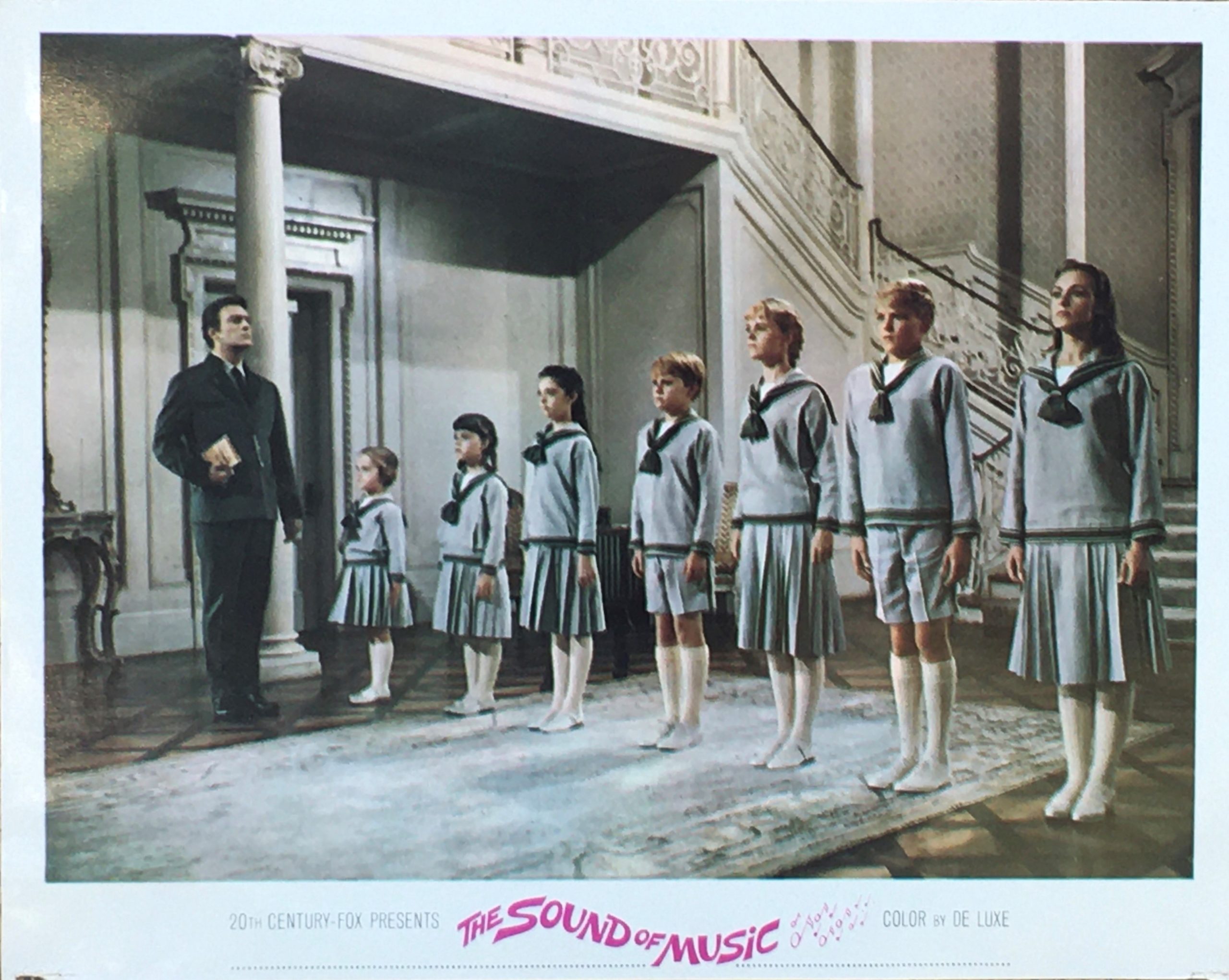 Original vintage US cinema lobby card movie poster for The Sound of Music