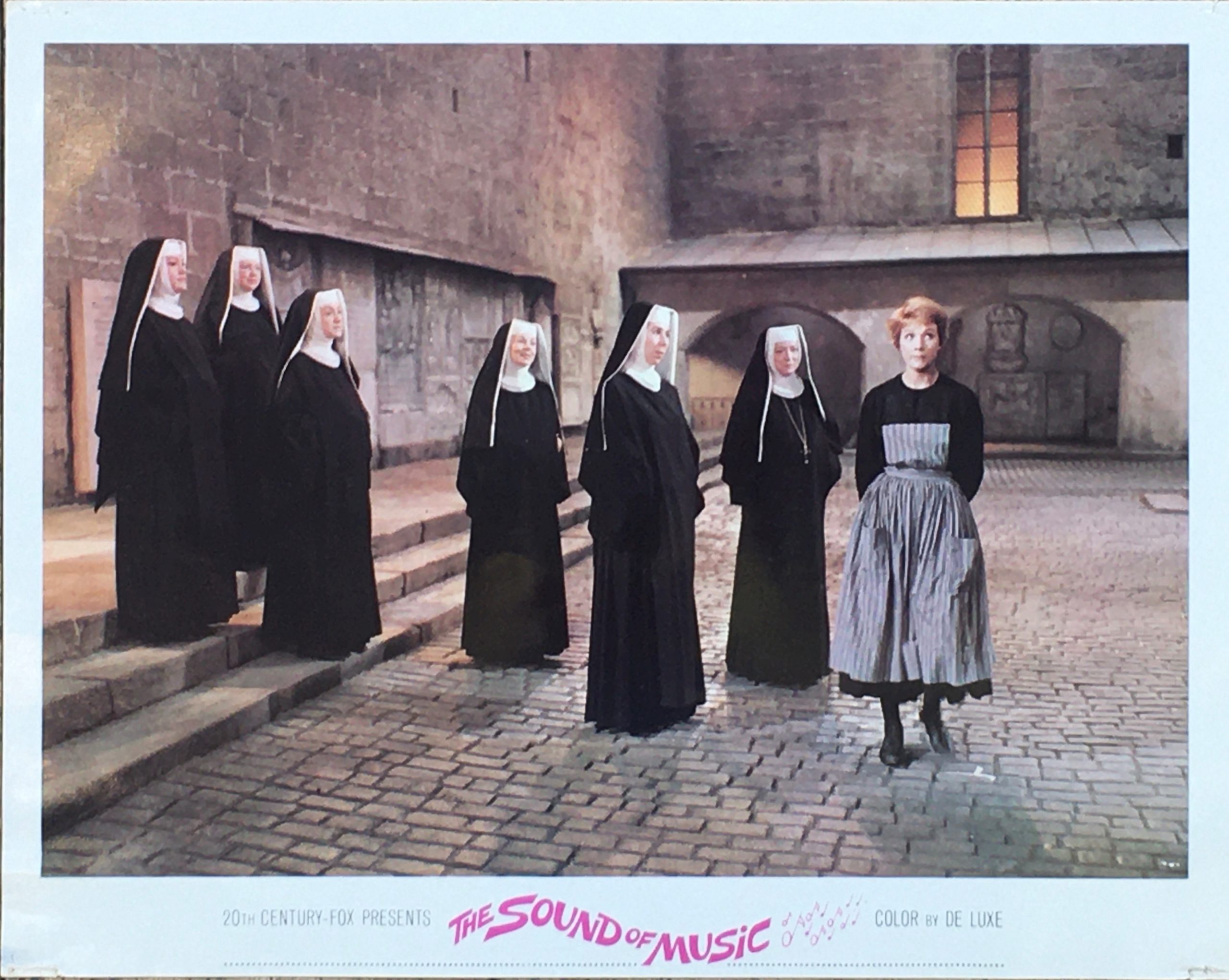 Original vintage US cinema lobby card movie poster for The Sound of Music