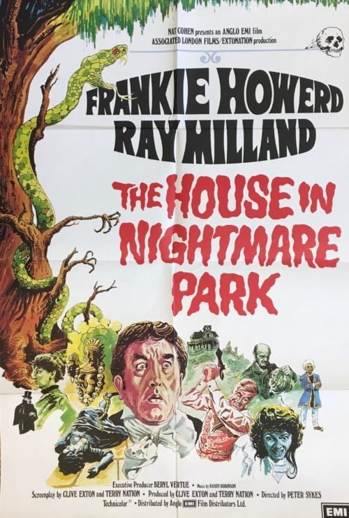 Original vintage UK cinema movie poster for The House in Nightmare Park