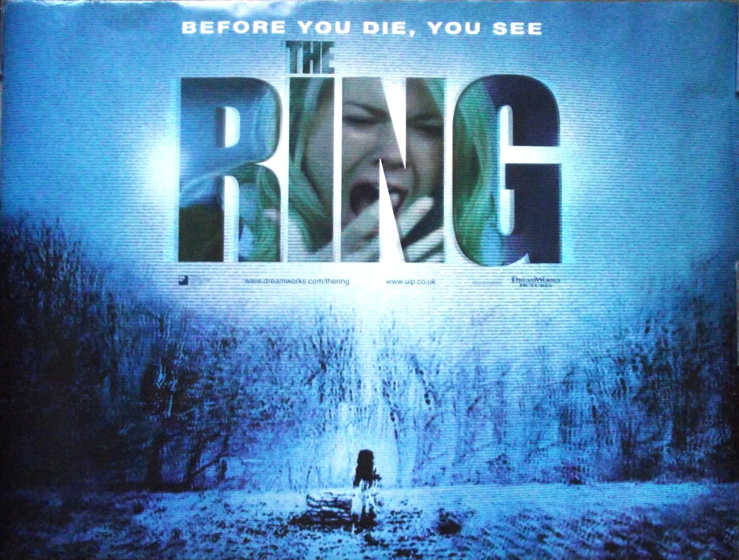 Original vintage UK cinema movie poster for The Ring
