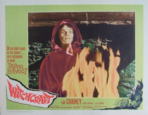 Original vintage US cinema lobby card movie poster for Witchcraft