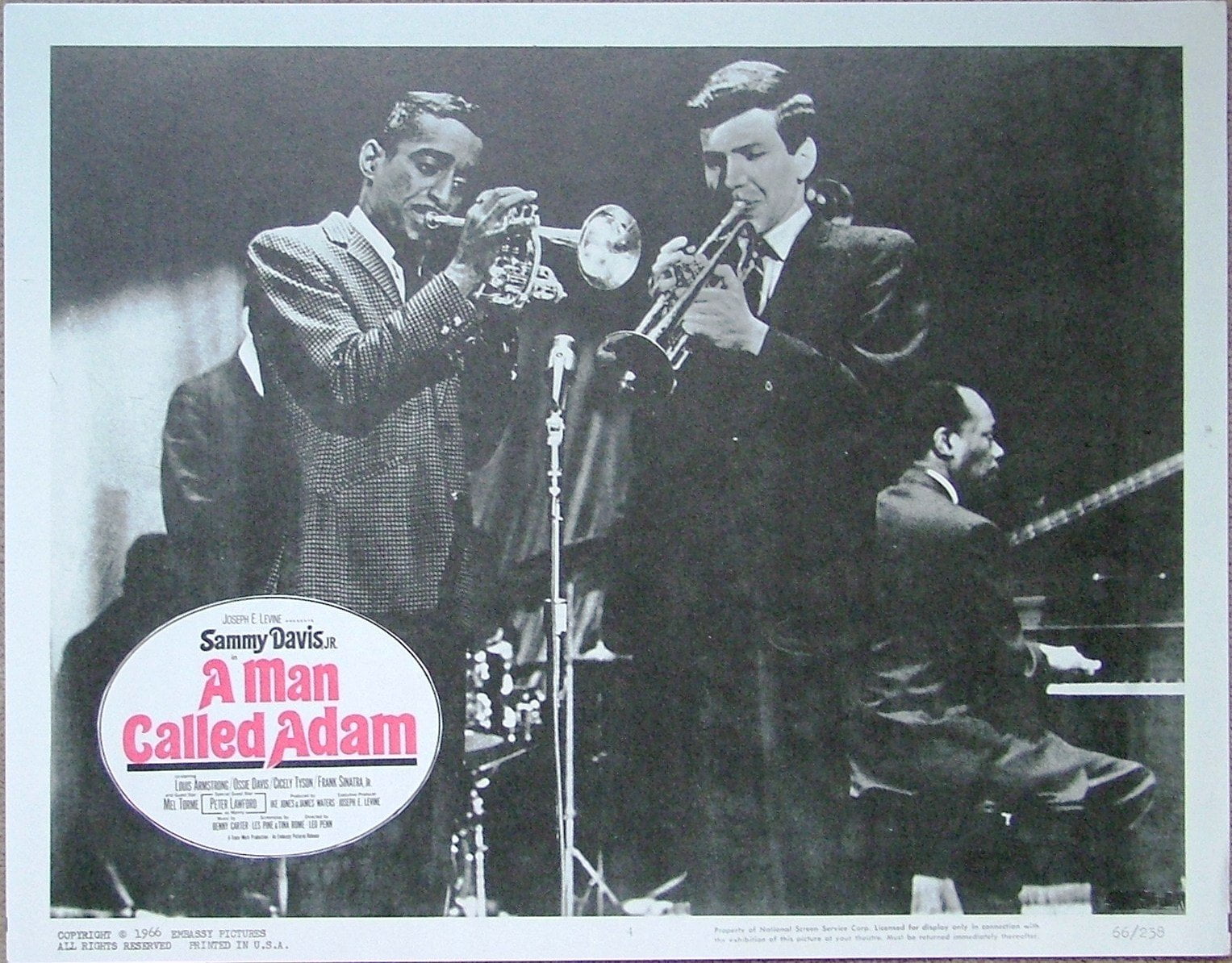 Original vintage US cinema lobby card movie poster for A Man Called Adam