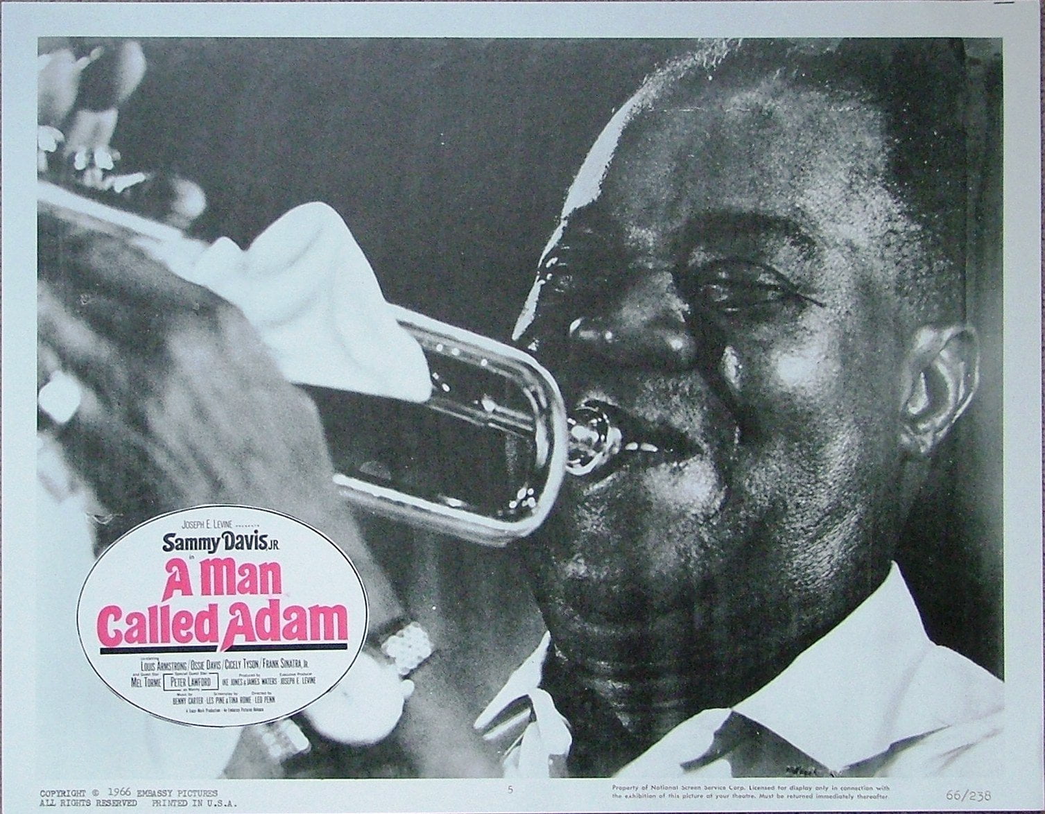 Original vintage US cinema lobby card movie poster for A Man Called Adam