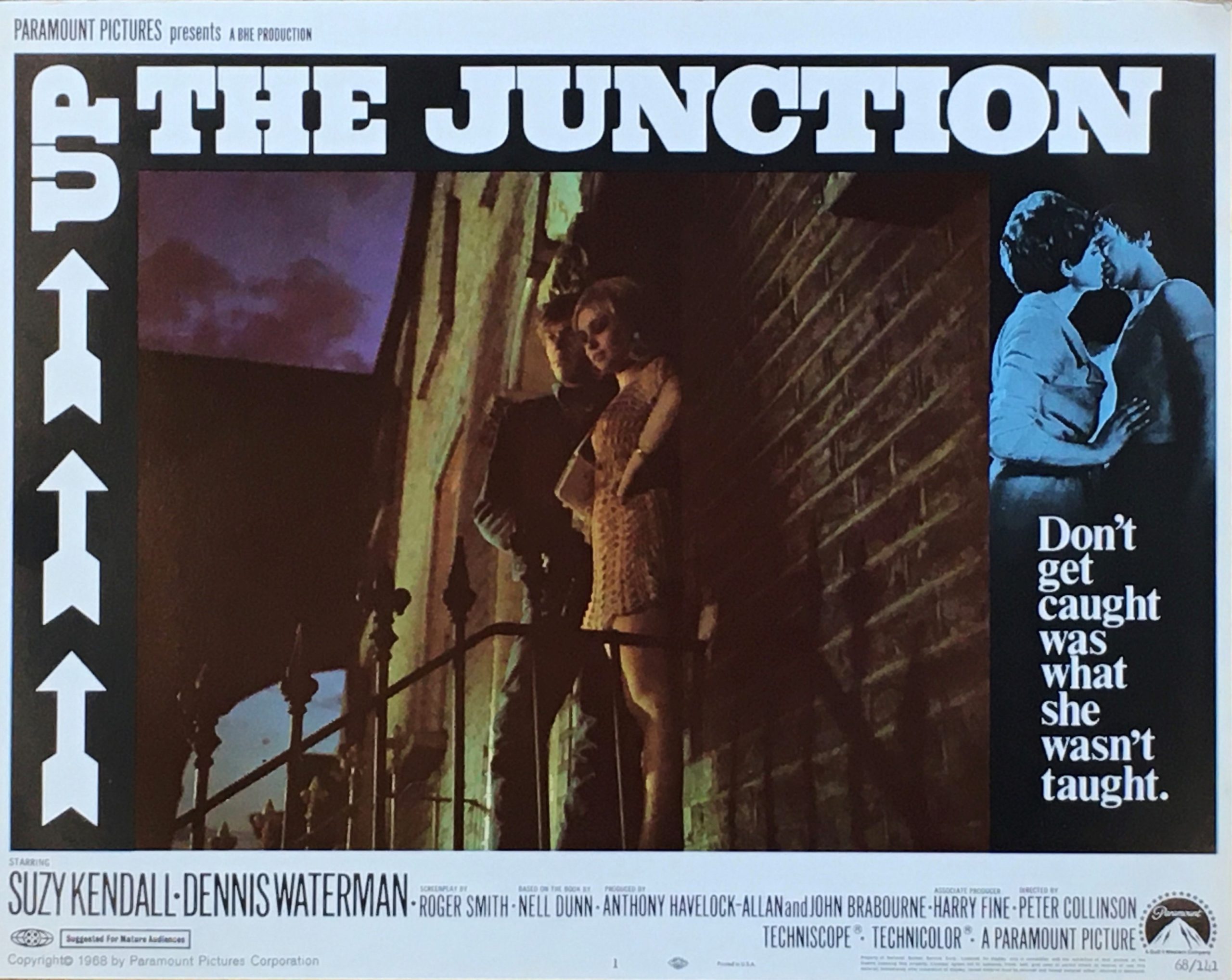Original vintage US cinema lobby card movie poster for Up the Junction