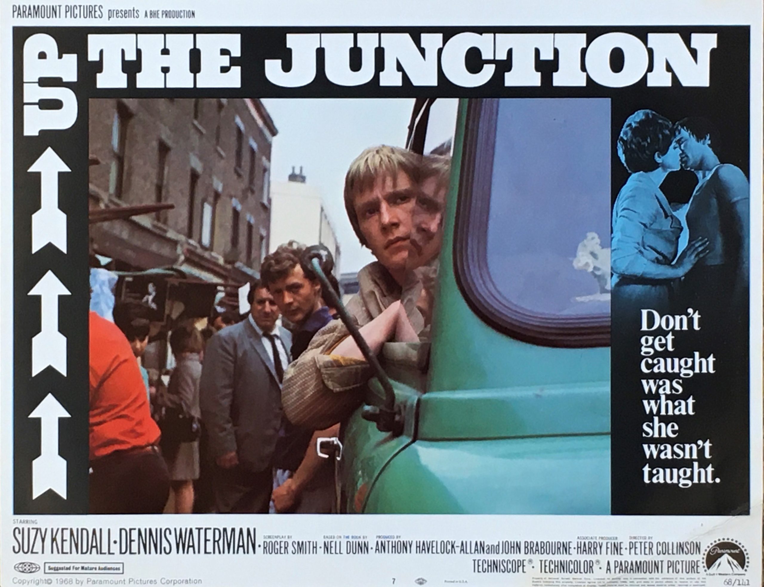 Original vintage US cinema lobby card movie poster for Up the Junction