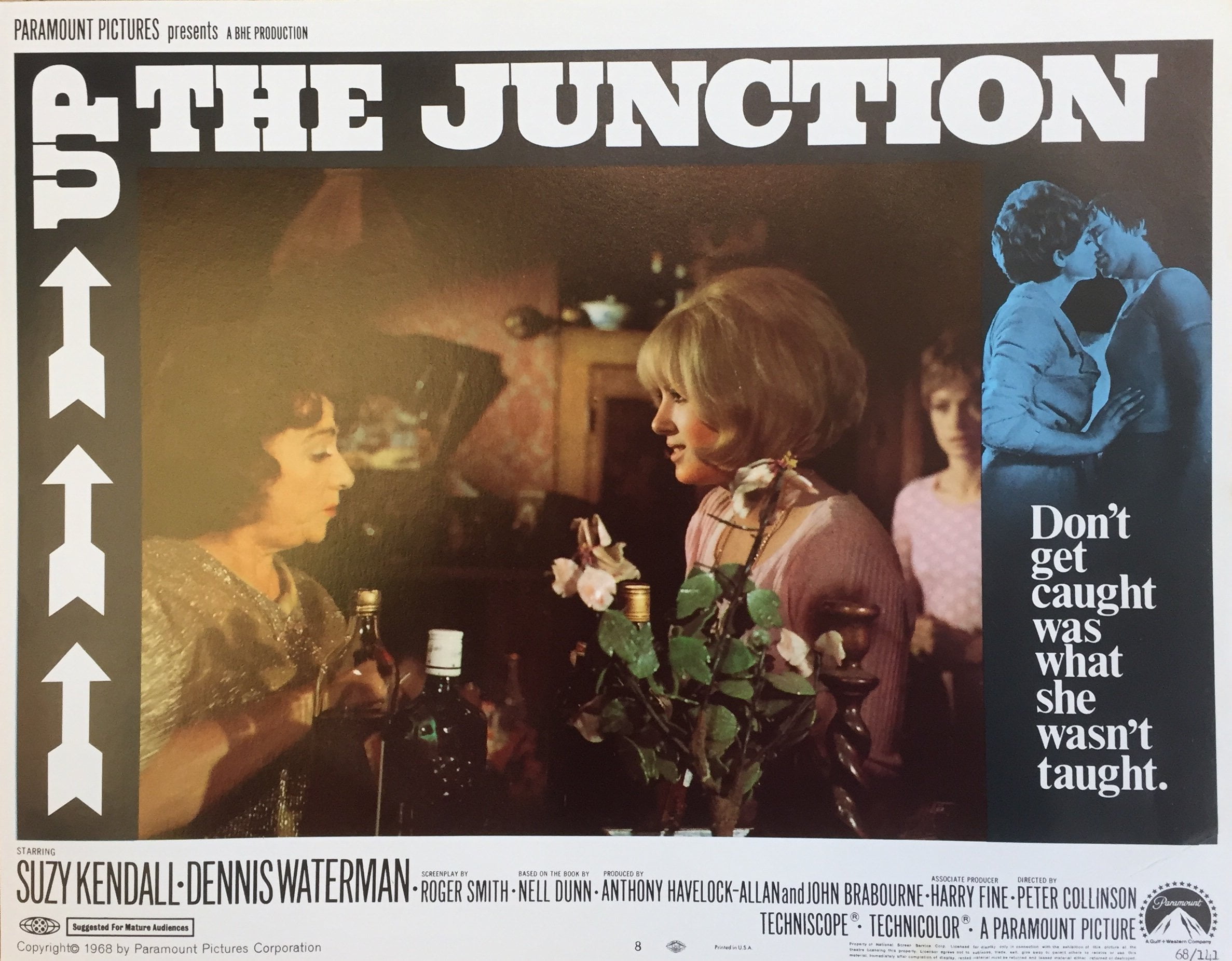 Original vintage US cinema lobby card movie poster for Up the Junction