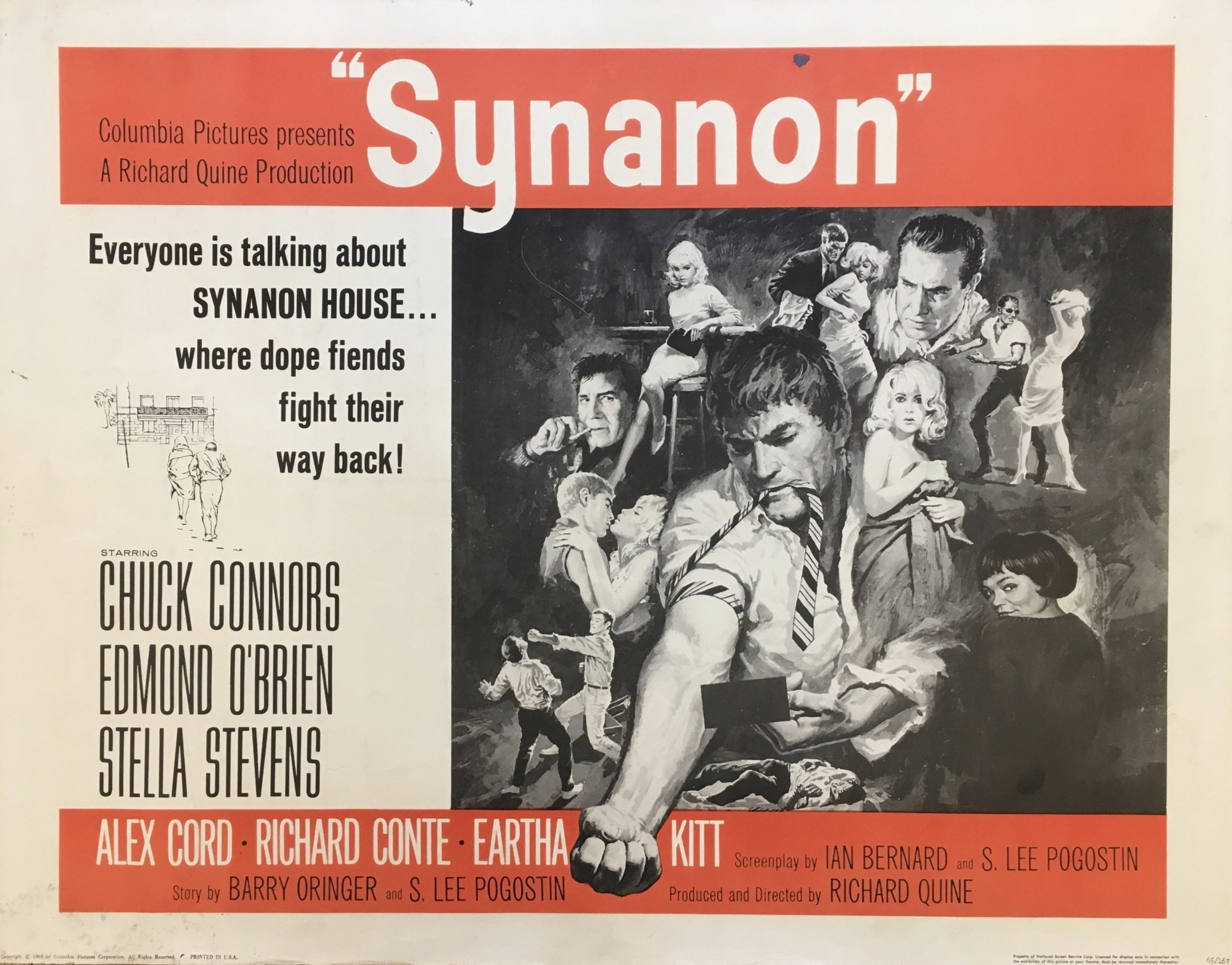 Original vintage US movie poster for Synanon