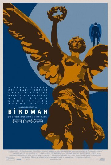 Original US cinema movie poster for Birdman