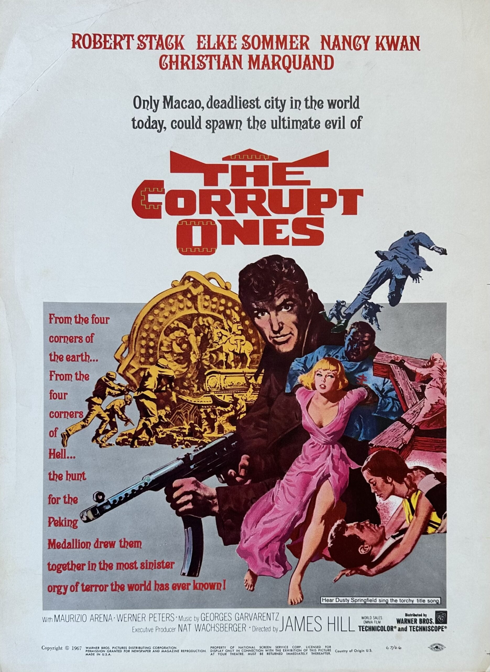Original vintage cinema movie poster for The Corrupt Ones