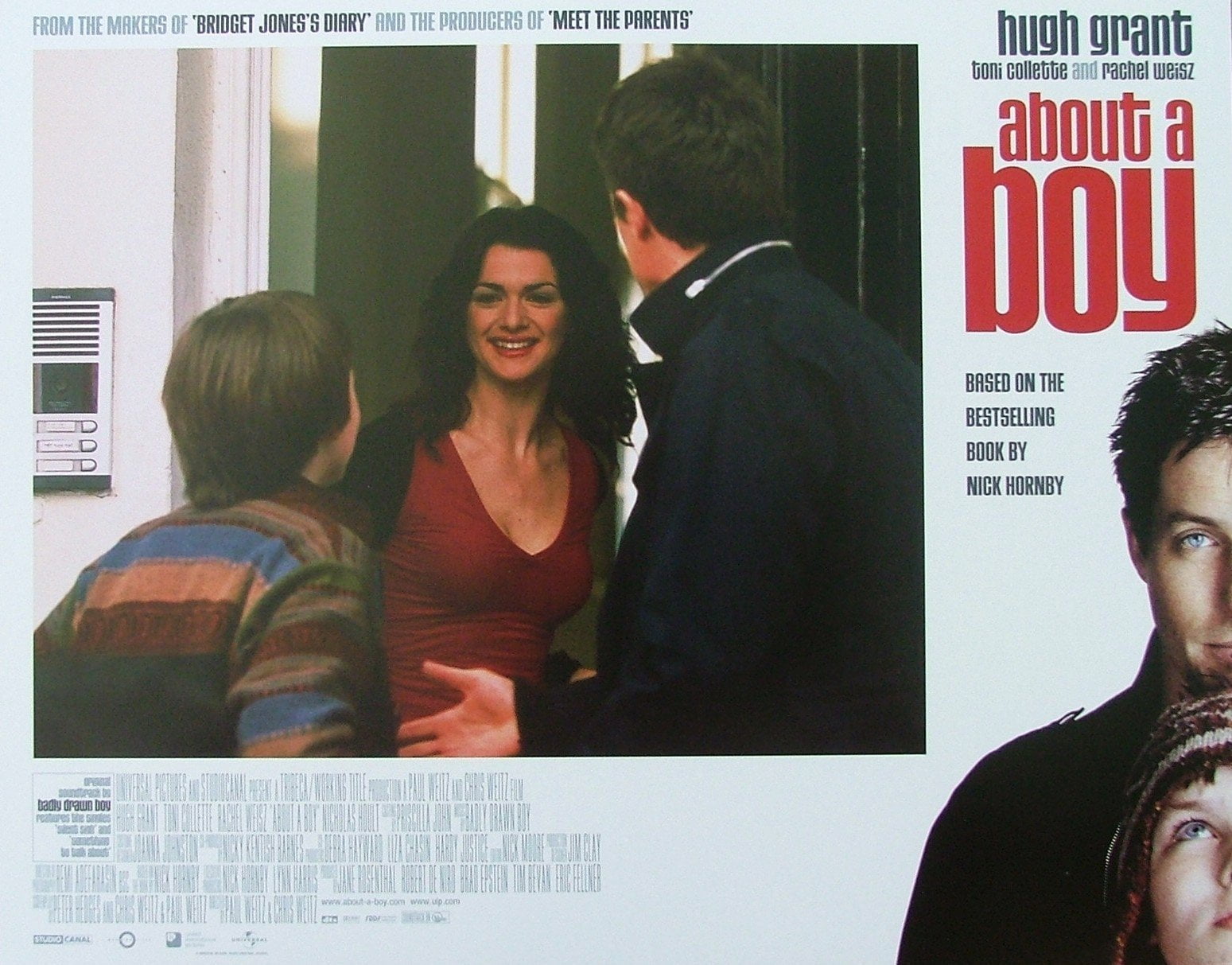 Vintage original US cinema lobby card poster for 2002 film About A Boy.