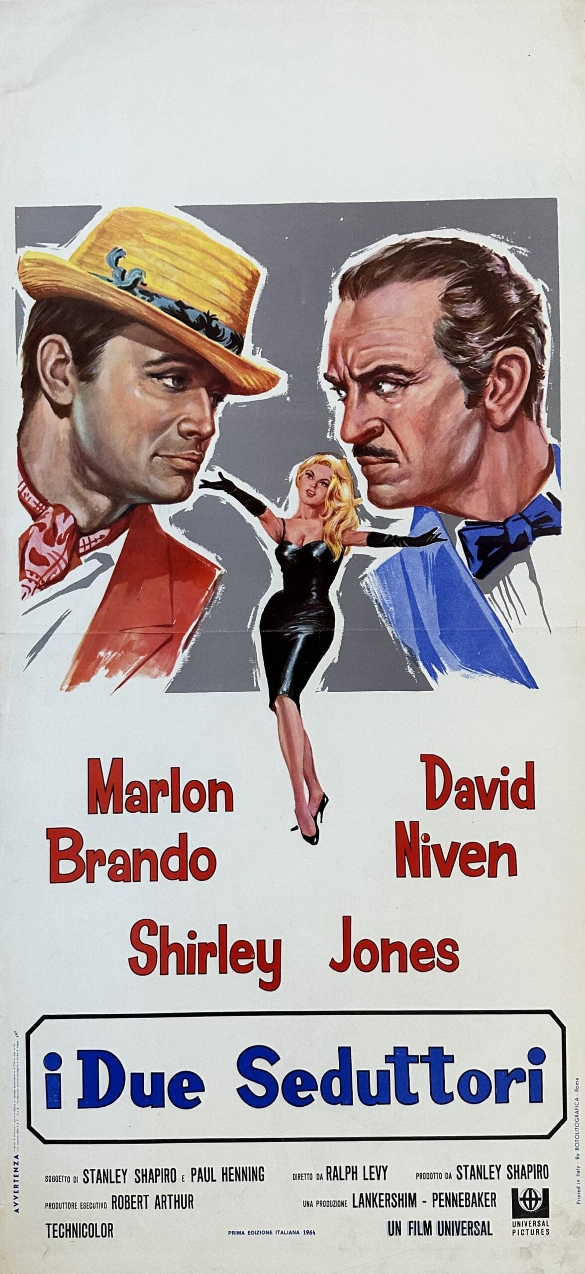 Original vintage cinema movie poster for the comedy, Bedtime Story