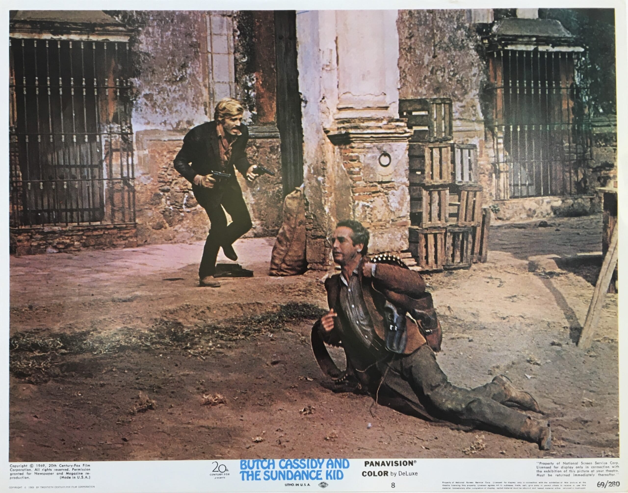 Vintage original US cinema lobby card poster for Butch Cassidy and the Sundance Kid.