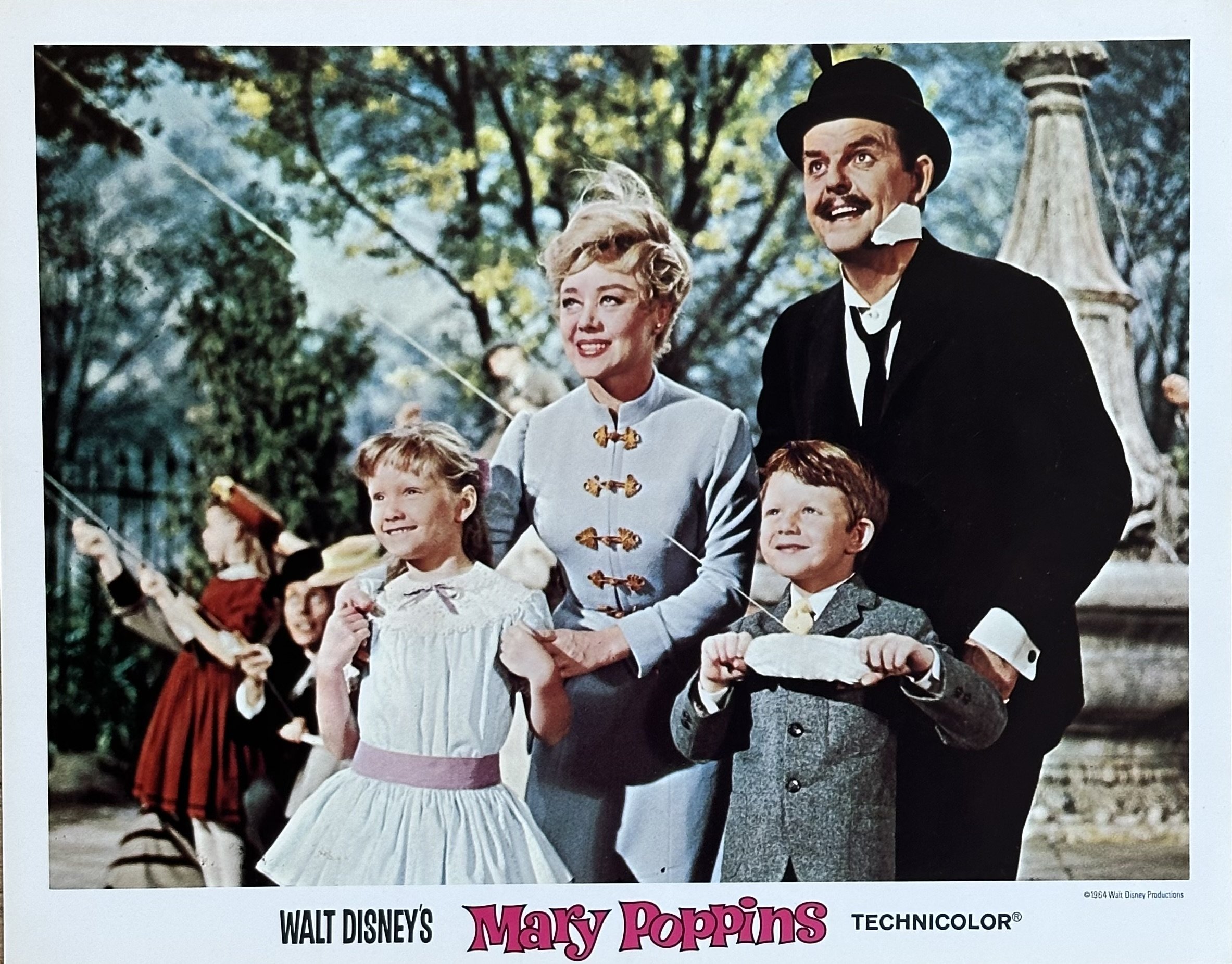 Original vintage cinema lobby card movie poster for Disney's Mary Poppins