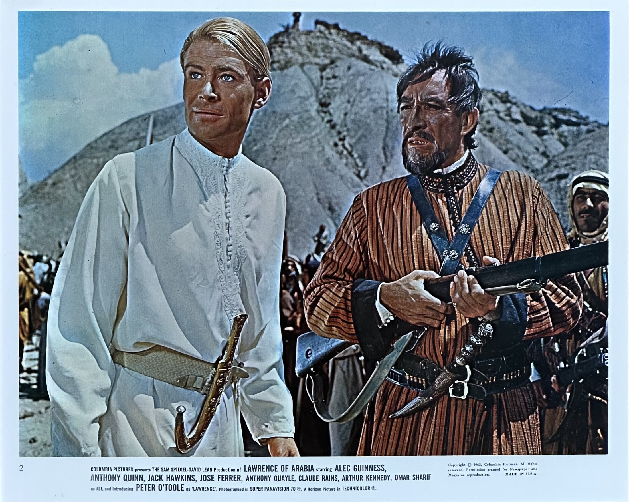 Original still for Lawrence of Arabia, starring Peter O'Toole